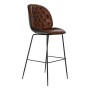 Tabouret DKD Home Decor Marron Noir Polyuréthane Métal (51 x 53 x 114 cm)