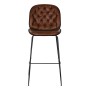 Tabouret DKD Home Decor Marron Noir Polyuréthane Métal (51 x 53 x 114 cm)