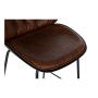 Tabouret DKD Home Decor Marron Noir Polyuréthane Métal (51 x 53 x 114 cm)