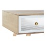 Bureau DKD Home Decor Blanc Marron Bois (100 x 50 x 76 cm)