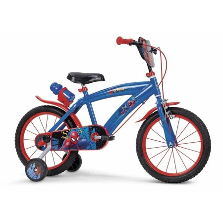 Bicicleta Infantil Spider-Man Huffy Azul Rojo 16" (Reacondicionado B)