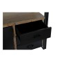 Meubles de télévision DKD Home Decor Noir Métal Sapin (145 x 40 x 86 cm)