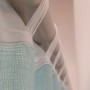 Rideau Alexandra House Living Rustik Turquoise Naturel 400 x 270 x 1 cm Translucide