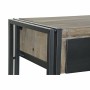 Console DKD Home Decor Sapin Naturel Noir Métal (140 x 43 x 77 cm)