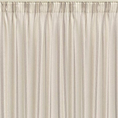 Cortina Alexandra House Living Rebeca Gris 400 x 270 x 1 cm Translúcido