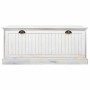 Coffre Alexandra House Living Blanc Bois de paulownia Bois MDF 40 x 45 x 104 cm