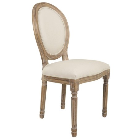 Chaise de Salle à Manger Alexandra House Living Beige 46 x 96 x 48 cm