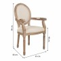 Silla de Comedor Alexandra House Living Beige 46 x 96 x 55 cm