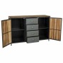 Buffet Alexandra House Living Marron Gris Bois Métal 36 x 79 x 120 cm