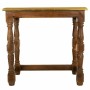 Mesa de Centro Alexandra House Living Marrón Dorado Madera de mango 33 x 45 x 48 cm