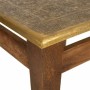 Table Basse Alexandra House Living Marron Or Métal Bois de manguier 45 x 42 x 45 cm