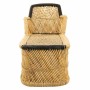 Chaise longue Alexandra House Living Noir Naturel 48 x 78 x 110 cm