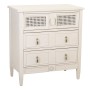 Commode Alexandra House Living Gris Rose Rotin Bois d'épicéa Bois MDF 36 x 70 x 65 cm