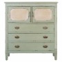 Commode Alexandra House Living Vert Rotin Bois d'épicéa Bois MDF 90 x 36 x 82 cm