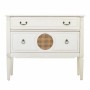 Commode Alexandra House Living Blanc Rotin Bois d'épicéa Bois MDF 72 x 38 x 88 cm