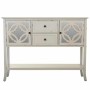 Buffet Alexandra House Living Gris verre Bois d'épicéa 37 x 91 x 121 cm