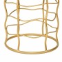 Tabouret Alexandra House Living Or Métal Éponge Bois MDF Tissu 36 x 46 x 36 cm