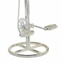 Tabouret Alexandra House Living Blanc Café Métal Bois MDF 40 x 73 x 40 cm Pédales
