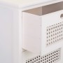 Cajonera Alexandra House Living Blanco Caña Madera de Paulonia Madera MDF 29 x 91 x 35 cm