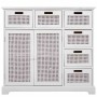 Buffet Alexandra House Living Blanc Bois de paulownia Bois MDF 33 x 78 x 86 cm