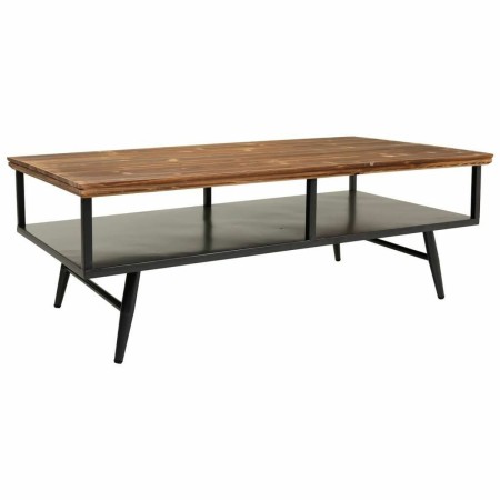 Mesa de Centro Alexandra House Living Marrón Gris Metal Madera de mango 65 x 44 x 125 cm