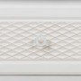 Cómoda Alexandra House Living Blanco Crema Metal Madera de pino Madera MDF 40 x 81 x 80 cm