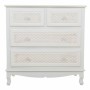 Commode Alexandra House Living Blanc Crème Métal Bois de pin Bois MDF 40 x 81 x 80 cm