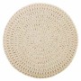 Tabouret Alexandra House Living Crème Bambou Éponge Bois MDF 47 x 40 x 47 cm