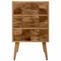 Caisson à Tiroirs Alexandra House Living Naturel Bois de paulownia 75 x 38 x 45 cm