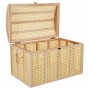 Coffre Alexandra House Living Naturel Plastique Bois MDF 52 x 31 x 51 cm