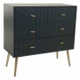 Cómoda Alexandra House Living Dorado Gris oscuro Madera MDF 78 x 37 x 80 cm