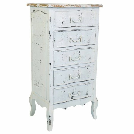 Cajonera Alexandra House Living Blanco Madera de abeto Madera MDF 40 x 98 x 50 cm