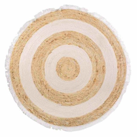 Alfombra Alexandra House Living Blanco Natural 100 x 100 cm Circular