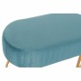 Banquette DKD Home Decor 8424001829804 Bleu Doré Métal Velours (90 x 50 x 45 cm)