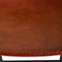 Tabouret Alexandra House Living Marron Noir Cuir Fer 46 x 80 x 46 cm