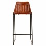 Tabouret Alexandra House Living Marron Noir Cuir Fer 50 x 106 x 46 cm