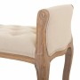 Banqueta Alexandra House Living Crema Madera de caucho 48 x 60 x 113 cm