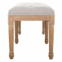 Banqueta Alexandra House Living Crema Madera de caucho 41 x 48 x 122 cm