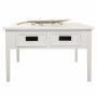 Table Basse Alexandra House Living Blanc Pin Bois MDF 80 x 50 x 80 cm