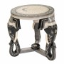 Table Basse Alexandra House Living Noir Gris Bois de manguier Bois MDF 35 x 39 x 42 cm