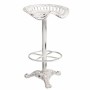 Taburete Alexandra House Living Blanco Hierro 34 x 80 x 44 cm