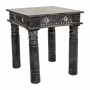 Table Basse Alexandra House Living Noir Bois 56 x 61 x 56 cm