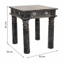 Table Basse Alexandra House Living Noir Bois 56 x 61 x 56 cm