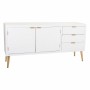 Aparador Alexandra House Living Blanco Dorado Madera MDF 42 x 71 x 145 cm