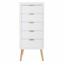 Caisson à Tiroirs Alexandra House Living Doré Bois MDF 36 x 100 x 42 cm