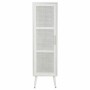 Armario Alexandra House Living Plateado white wedding Bambú Madera MDF 37 x 139 x 40 cm