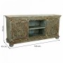 Buffet Alexandra House Living Bleu Bois de manguier 45 x 76 x 165 cm