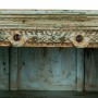 Buffet Alexandra House Living Bleu Bois de manguier 45 x 76 x 165 cm