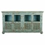 Buffet Alexandra House Living Bleu Bois de manguier 40 x 90 x 170 cm