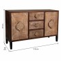 Buffet Alexandra House Living Bois d'épicéa Bois MDF 40 x 87 x 133 cm